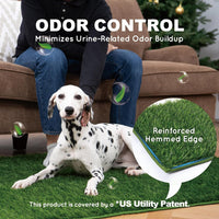 HQ4US Dog Grass Pad with Tray Odor Control Grass Pee Pad for Dog - M - 31" x 21" for Dog＜ 26'' Length - image 4