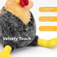 Soft Plush Giraffe Dog Toy for Small & Medium Dogs and Puppies – Essentials for Dogs - Chicken - image 2