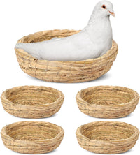 Patelai 4 Pcs Bird Nest Dove Bird House Breeding Nest - 8.66 Inch