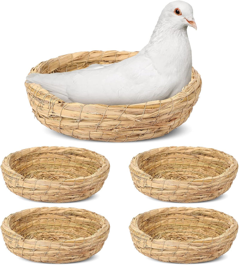 Patelai 4 Pcs Bird Nest Dove Bird House Breeding Nest - 8.66 Inch