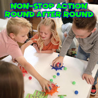 Funwares Squid Squish floor game with 4 squid domes, foam balls and challenge cards - view 5