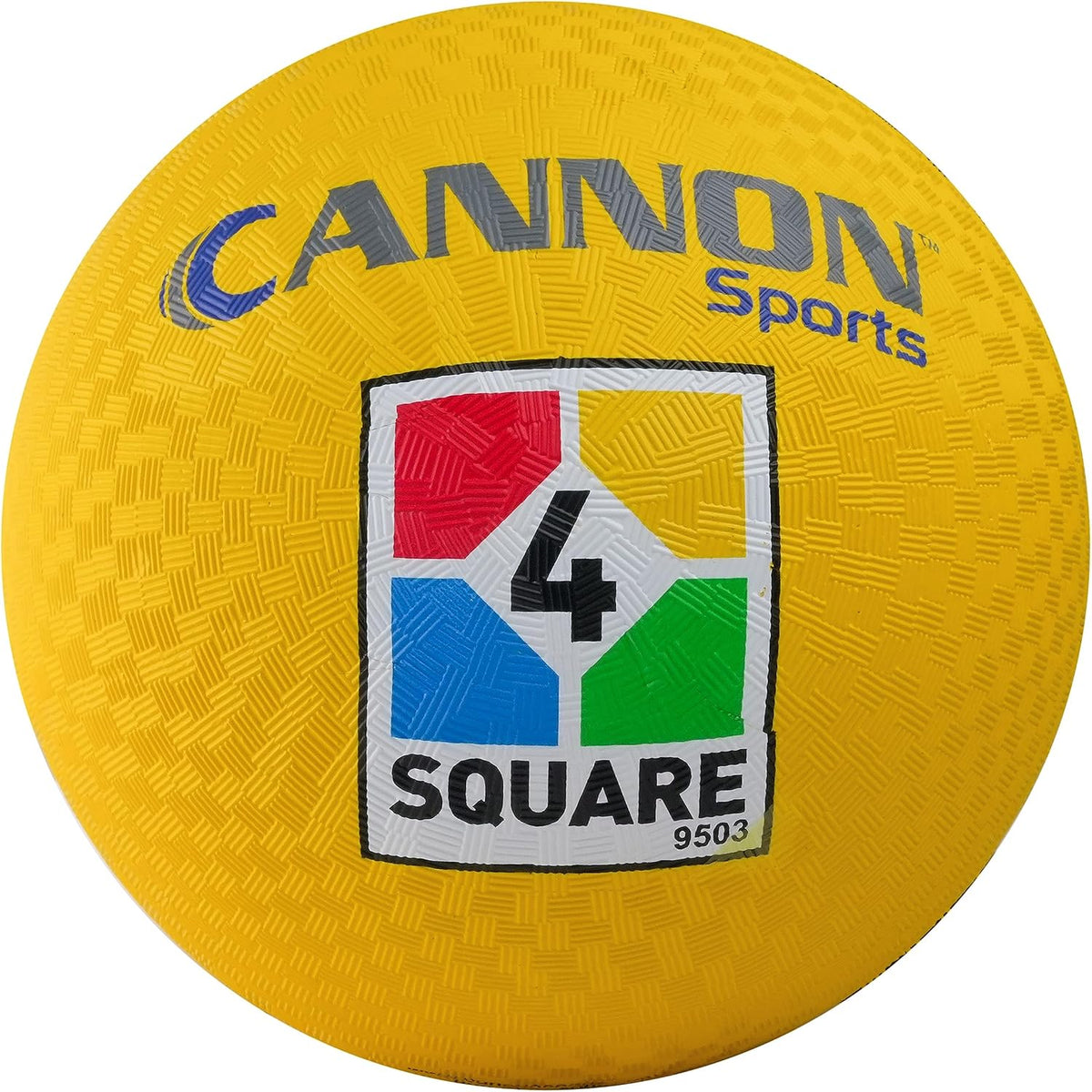 Cannon Sports 8.5 inch rubber playground ball with textured grip for kickball and four square - view 2