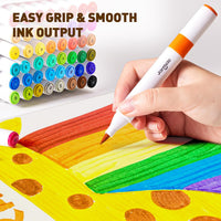 Jar Melo Washable Dual Tip Markers for Kids Ages 4-8 - 12 Colors - image 3