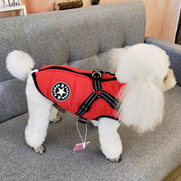 Aiboria Dog Jackets Coat for Winter Windproof Waterproof Skiing Dog - Red / Small - image 2