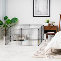 IRIS USA 8-Panel Exercise Pen, Heavy Duty - 24"H / Black - image 4
