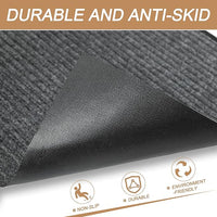 Front Door Mat Outside Entrance, 120" x 36" Sturdy Indoor Outdoor Mats for Entryway, Low Profile Welcome Doormat for Home Entrance, Non Slip Shoe Scraper Mat, Ideal for High Traffic Area