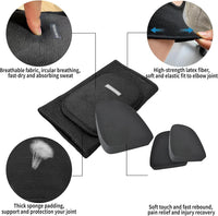 YEEKORO kids elbow pads, breathable stretch elbow protector sleeves for boys and girls - view 6