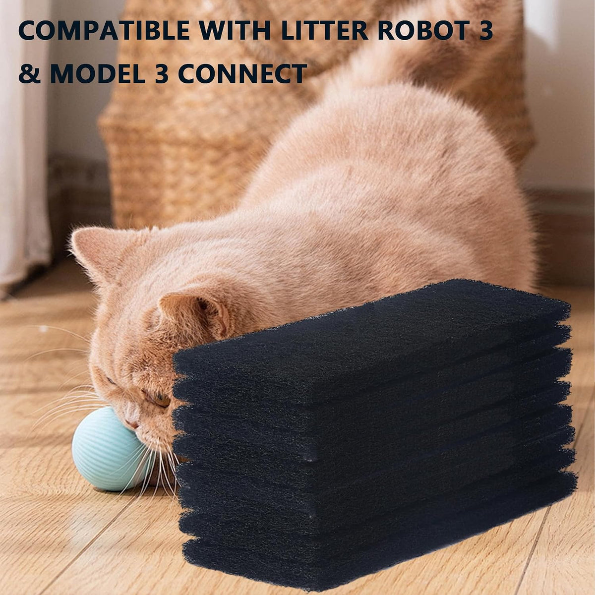 8 Pack Carbon Filters Compatible with Litter Robot 4 – Daily Care for Cats - L-R 3 Filters(8PACK) - image 4