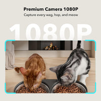PETLIBRO Automatic Cat Feeder for 2 Cats - Black / 5L (With Camera) - image 2
