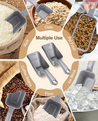 2-Pack Dog Food Scoop 1 Cup - Gray - image 4