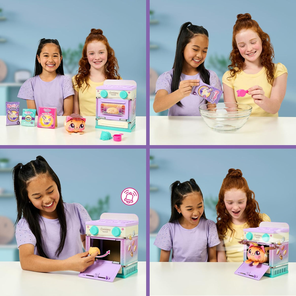 Cookeez Makery Lil' Bakez Oven pretend baking toy with scented plush - view 3