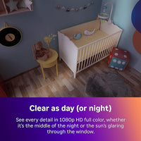 Roku Indoor Camera - Home Security - 1-Pack - Wired Security Camera & Pet Monitor with 1080p HD Color Night Vision, Works with Alexa & Google, Motion & Sound Detection, WDR & WiFi 6