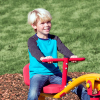 Gym Dandy Classic Kids Seesaw Backyard Teeter Totter Bump Absorber - 360 Spinning TT-360 - image 2