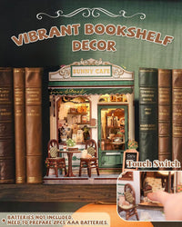 Cutefun Book Nook Kit, Bach Strings Musical Instrument Store - Sunny Cafe - image 2