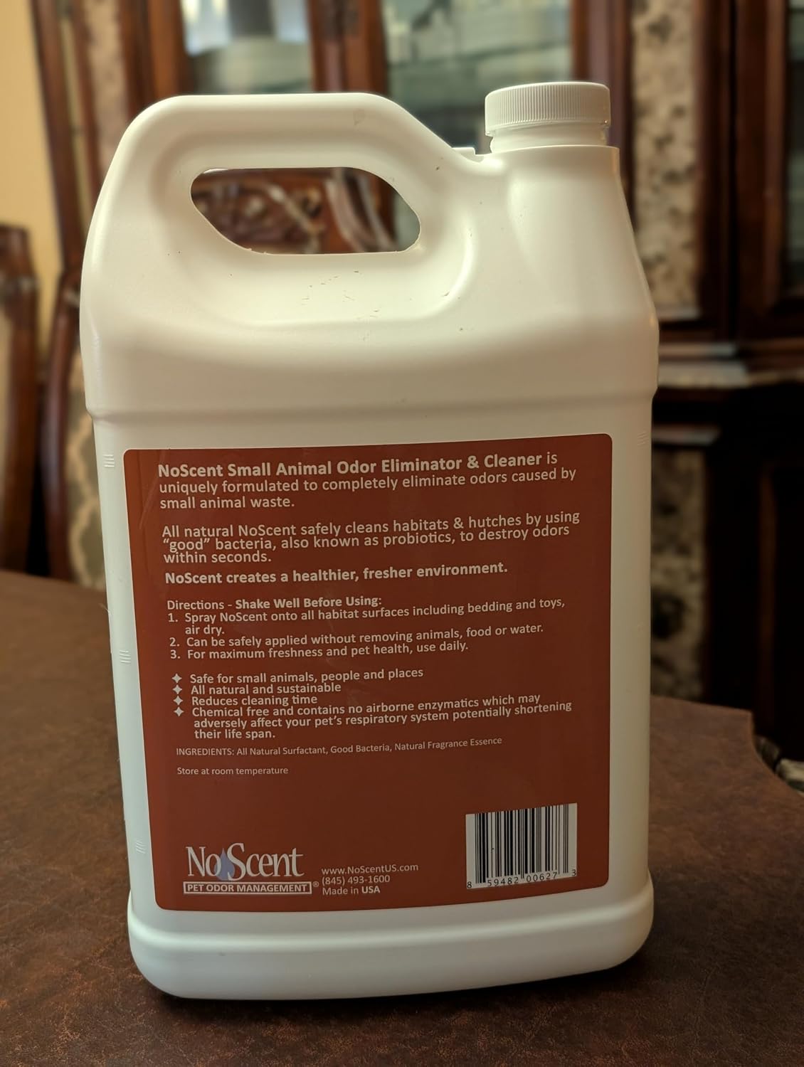 No Scent Small Animal Guinea Pig Cage Cleaner - 128 Fl Oz (Pack of 1) - image 2
