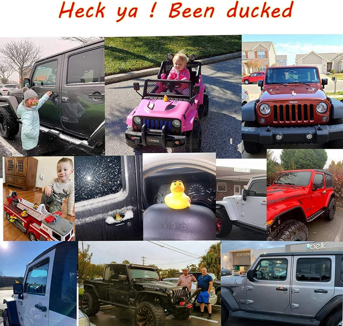 WQTHE 30 Pack Rubber Duck for Jeeps Ducking - Pack of 30 - image 2