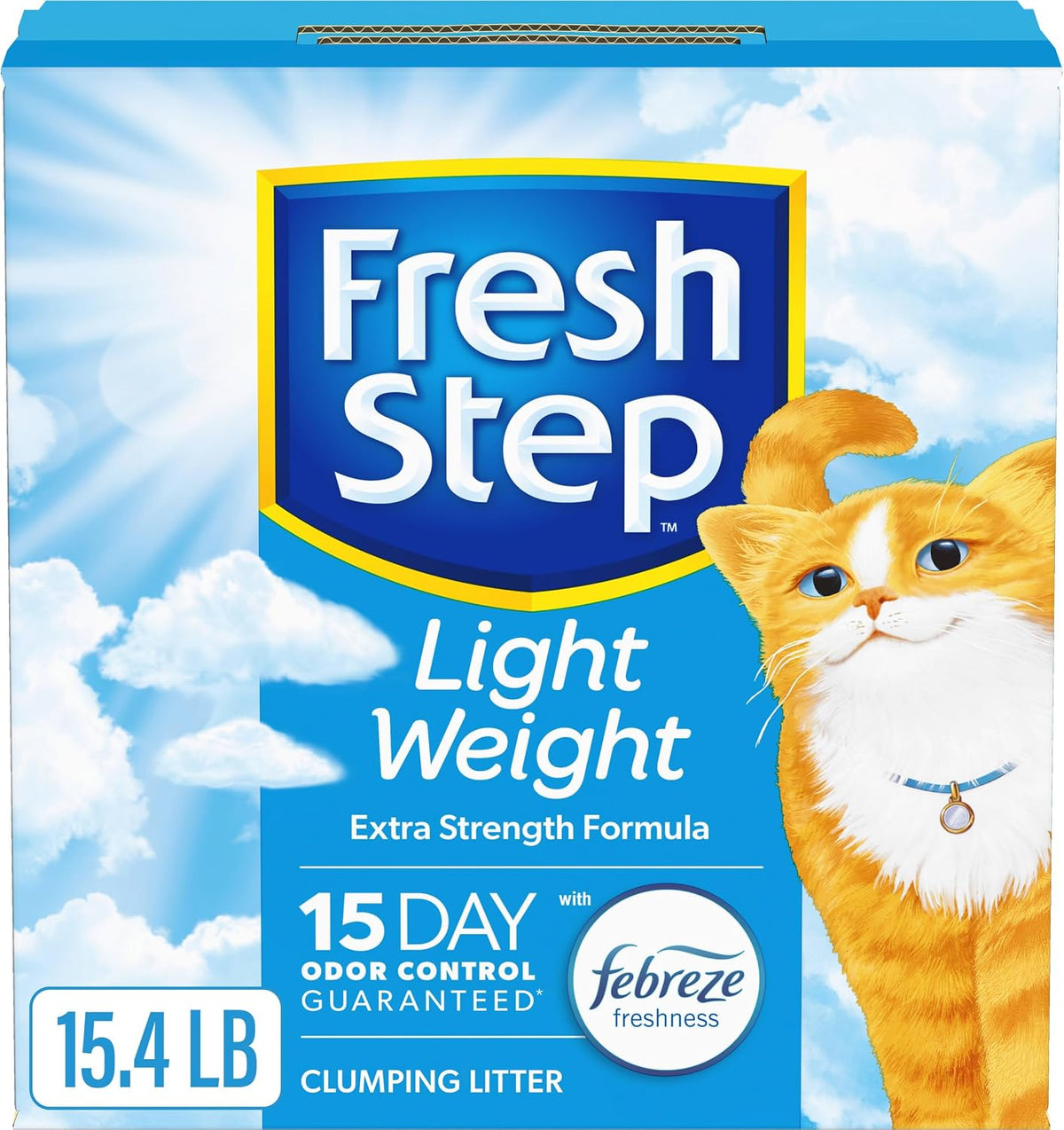 Fresh Step Advanced Odor Shield Light Weight Clumping Litter - 15.4 lb (Pack of 1)