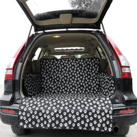 HelloTree SUV Trunk Cargo Liner for Dogs – Essentials for Dogs - Paw Print / 73" x 41" x 13"