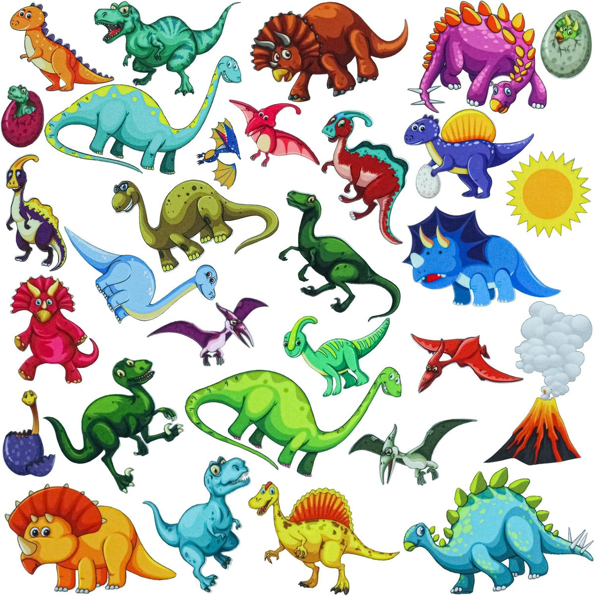 BXI 30-piece felt board story pieces with precut universe and space figures - view 2