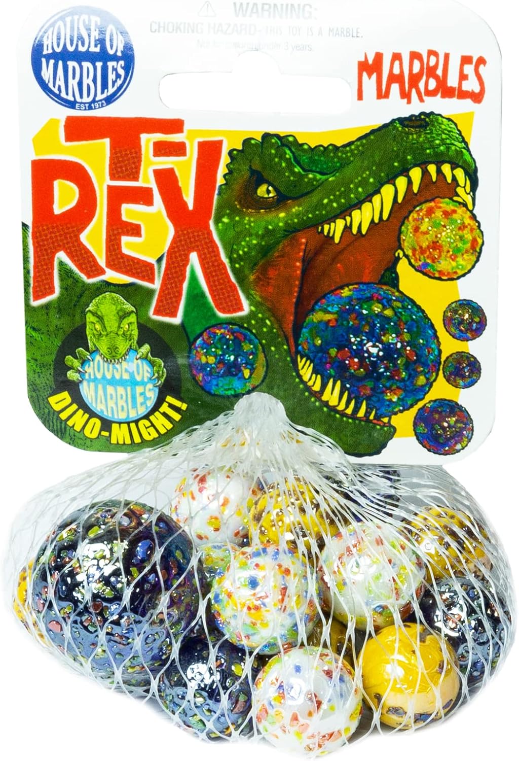 House of Marbles Solar System Net Bag of Marbles - T-Rex