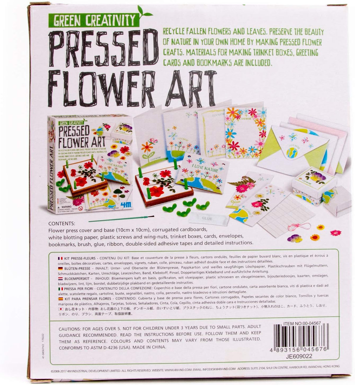 4M Green Creativity Pressed Flower Art Kit - image 2