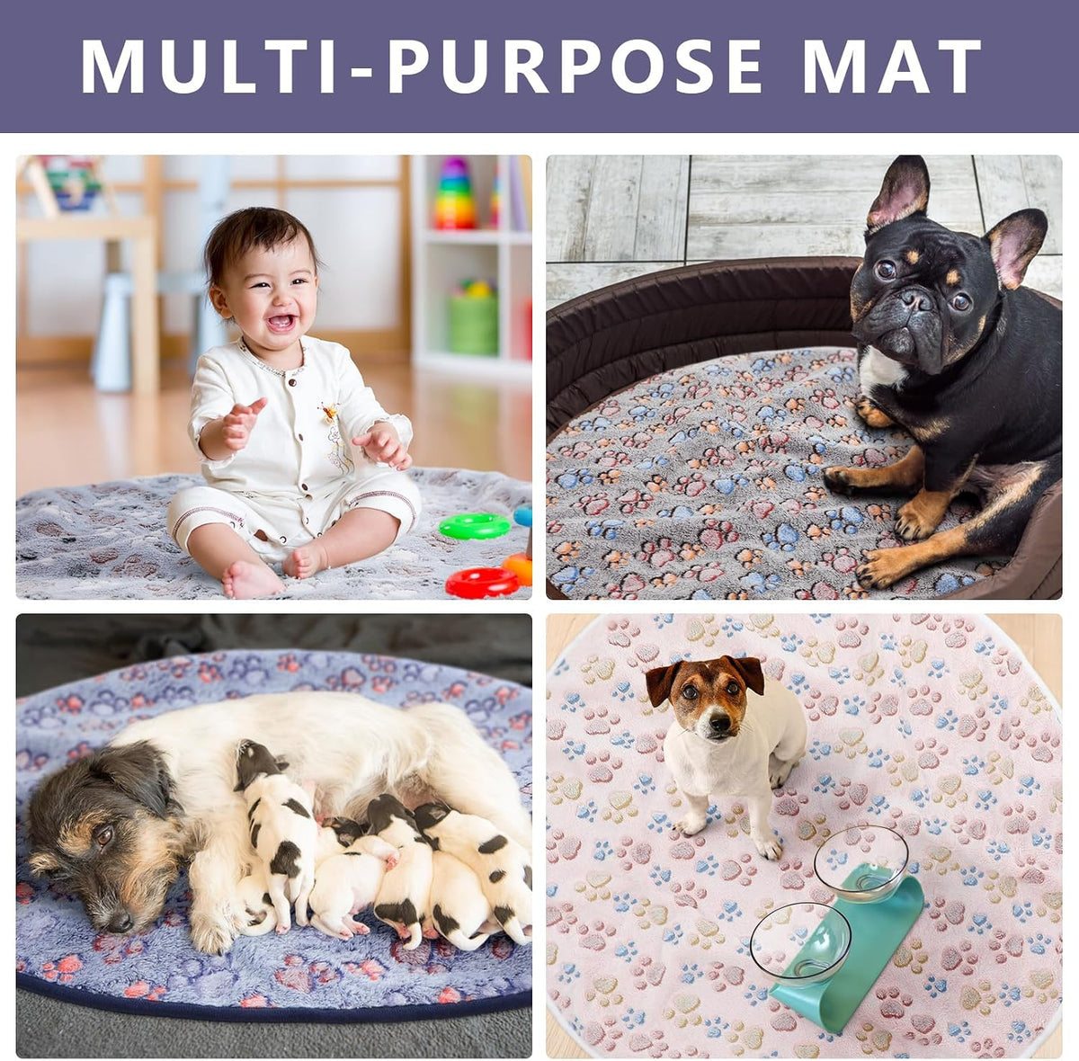 4 Pack Washable Whelping Pad Whelping Supplies Absorbent Reusable - Fresh Color / 32 Inch - image 4