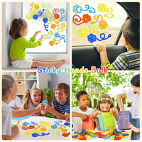 30 Pcs Sticky Spider Web Sticky Hands for Kids Bulk Halloween Party - Dog Paw - image 4