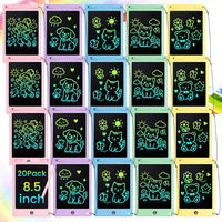 Zhehao 20 Pack 8.5 Inch LCD Writing Tablet Drawing Board - Pastel / Stylish