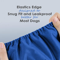 Wegreeco Washable Male Dog Belly Band - XX-Large / Black, Blue, Olive - image 4