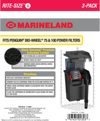 Marineland Bio-Wheel Penguin Rite-Size C Aquarium Filter Cartridge - Size A / 3-Count - image 3