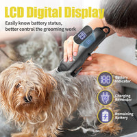 Dog Clippers Grooming Kit with Paw Trimmer - Black - image 3