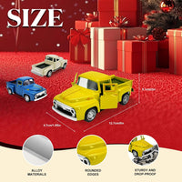 Little Blue Truck Toy,1:32 Pull Back Cars Toy for Kids Boys Girls – Fun for Kids & Family - Yellow - image 3