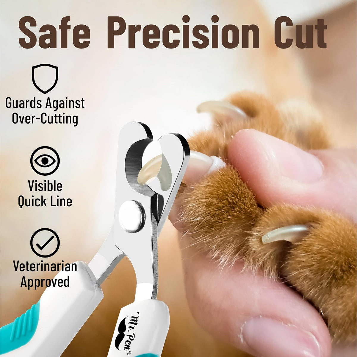 Mr. Pen, Cat Nail Clipper, Stainless Steel - Blue - image 2