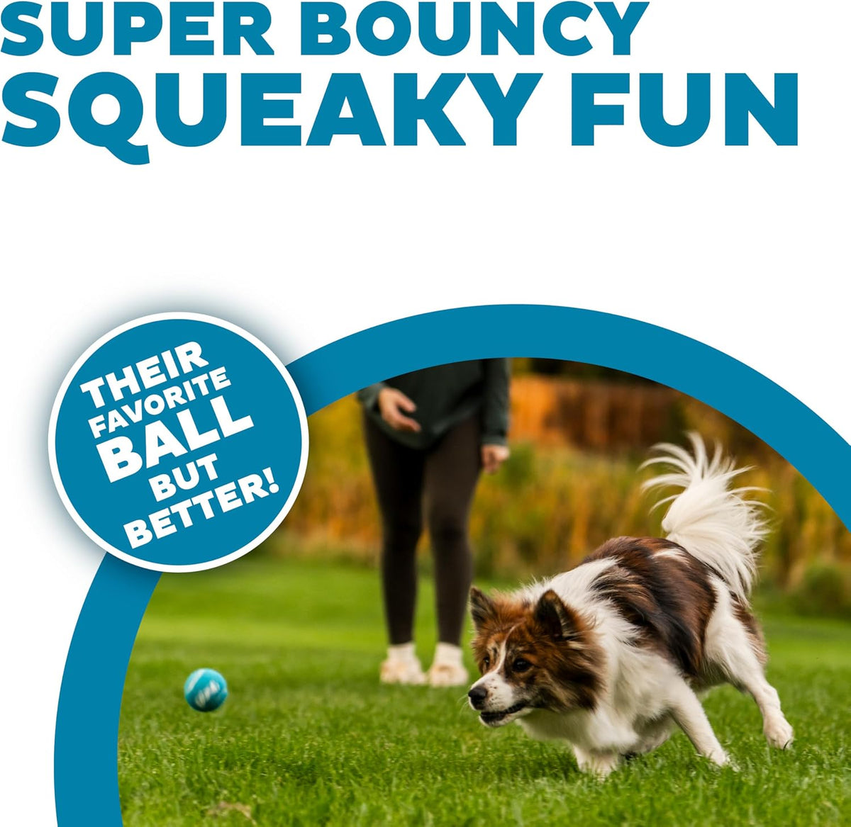 Outward Hound Squeaker Ballz Tennis Ball Dog Toy, 2.5", 4‑Pack - Multi Squeaker Balls / Small / Small - image 2