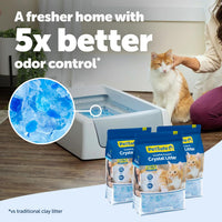 PetSafe ScoopFree Premium Crystal Litter, Fresh Scent - Fresh / 3-Pack (8 lb Bag) - image 2