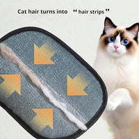 Pet Hair Removal Glove,2Pcs Electrostatic Gloves Pet Hair Removal, 2025 Pet Hair Remover Glove, Washable Reusable Dogs Cats Hair Gloves for Furniture Bed Sheets Couch Clothes Carpet Car Seat