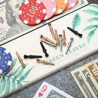 Mudder 12 Pcs Metal Cribbage Pegs for 1/8 in Holes Board - image 3