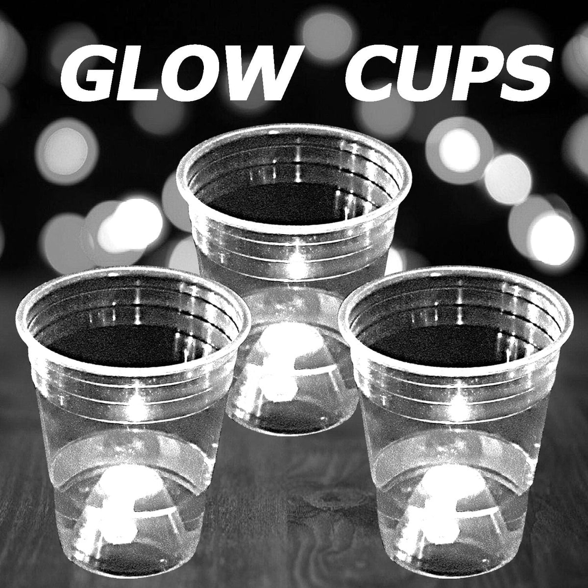 mishunyus 24-pack purple LED glow party cups, 16 oz plastic - view 30