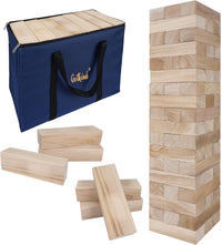 GOTHINK Giant Tumble Tower Game - Natural / XL- Over 5FT