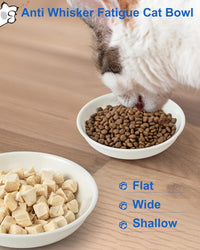 Ceramic Cat Bowl Whisker Friendly - 3 Packs - image 3