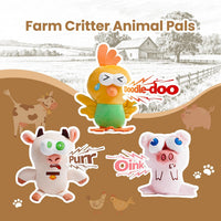 Nocciola 5-Pack Squeaky Dog Toys - 3-Pack / Farm Critter - image 2