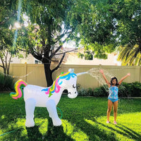 Float Joy Sprinkler for Kids Unicorn Water Sprinklers Inflatable Toys - Unicorn - image 2