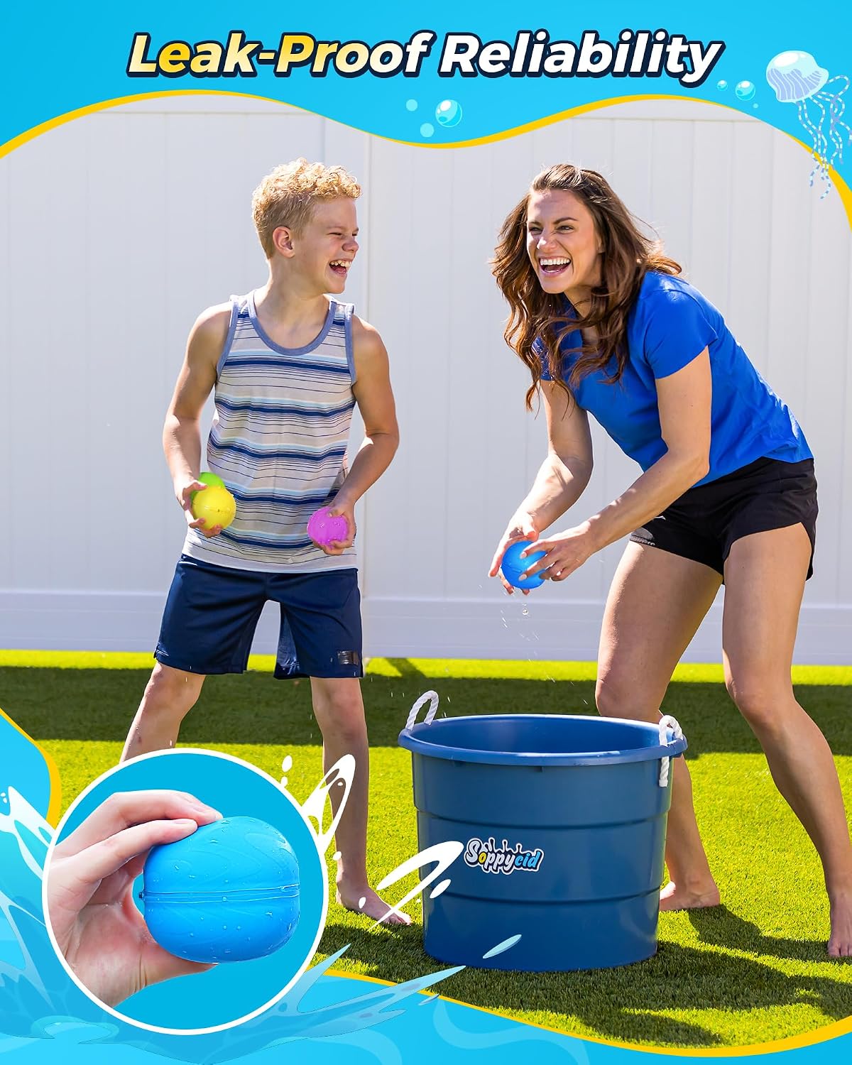 Reusable Water Balloons 12PCS - 12 PCS - image 3
