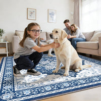 Washable Pee Pads for Dogs 72"x72" Reusable Dog Pads Extra Large - Blue / 36x34 Inch (Pack of 2) - image 2