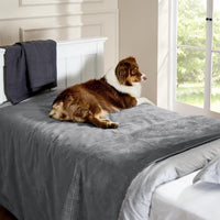 Bedsure Waterproof Couch Cover for Sofa and Dogs Quick Drying - 40x50 inch / Ash Grey - image 2