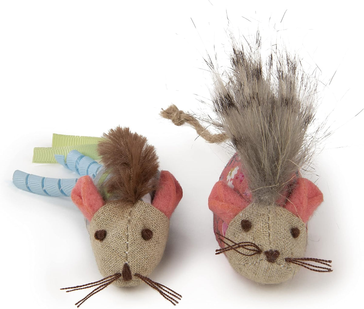 Petlinks HappyNip Mohawk Mice Cat Toys - Mohawk Mice / Set of 2