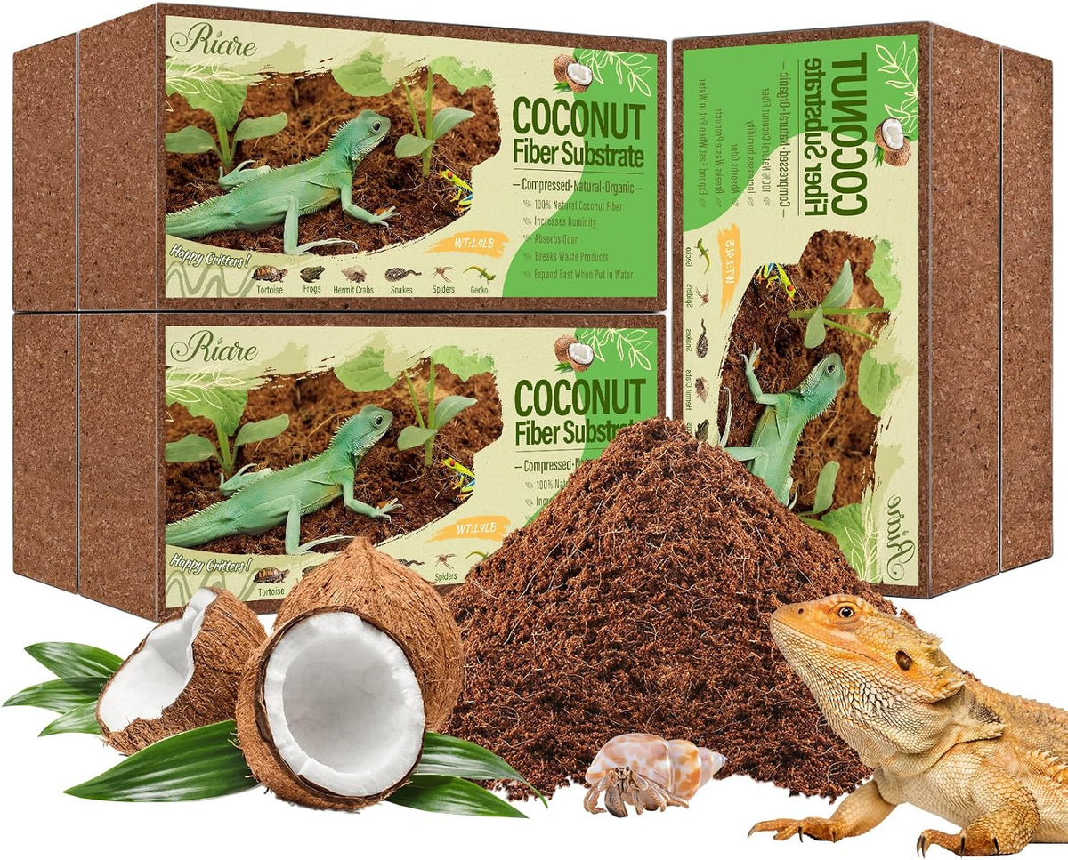 2 Pack Natural Coconut Fiber Substrate - 6 Pack