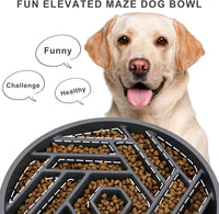 TOBYTO Slow Feeder Dog Bowls Large Medium Breed - Gray - image 3