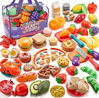 LAUGIGLE Pretend Play Food for Kids Kitchen - Bright Colors / 9.5 x 7 x 6 in