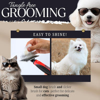 Poodle Comb with Rotating Teeth - Mini Brush - image 4